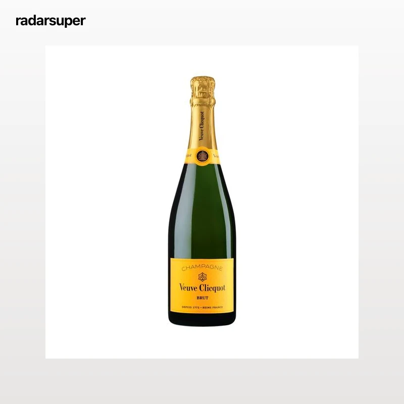 VEUVE CLICQUOT Champagne brut elaborado en Francia botella de 75 cl.