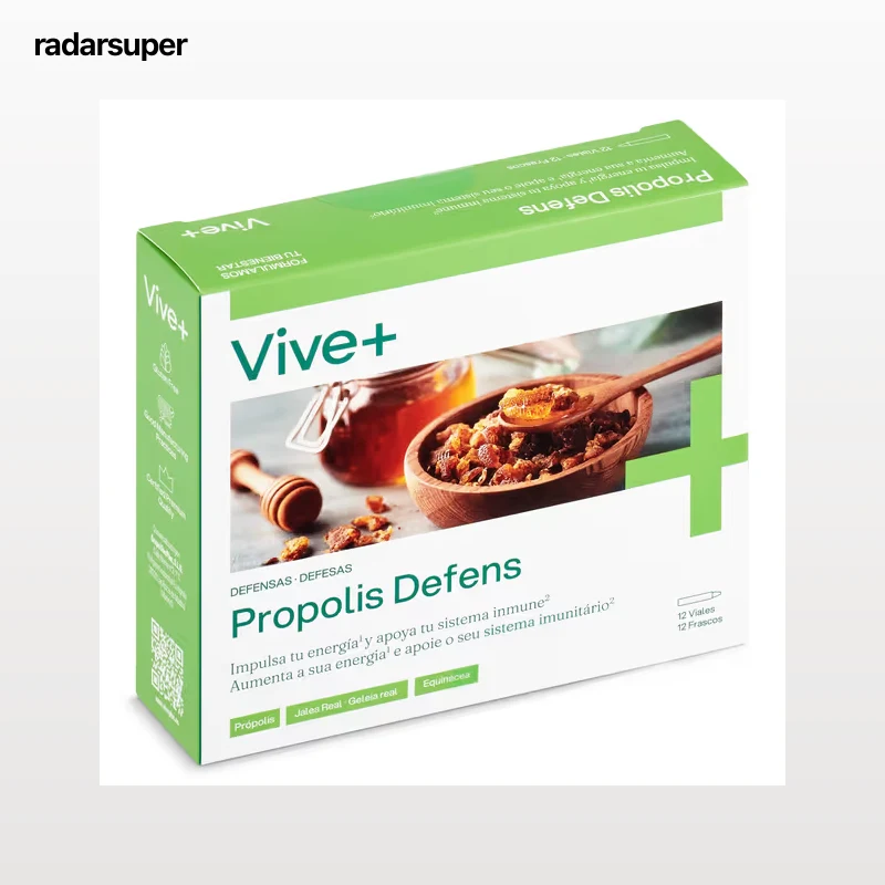 Viales própolis defensas con jalea real Vive+ 12 unidades