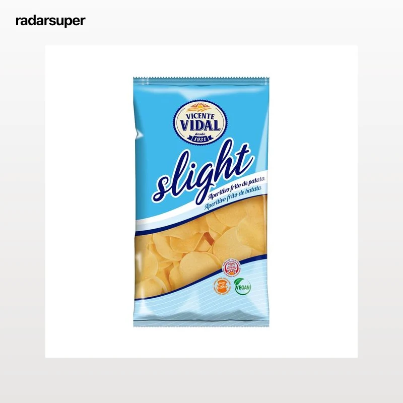 VICENTE VIDAL Patatas fritas ligeras con un 40% menos de aceite 125 g.