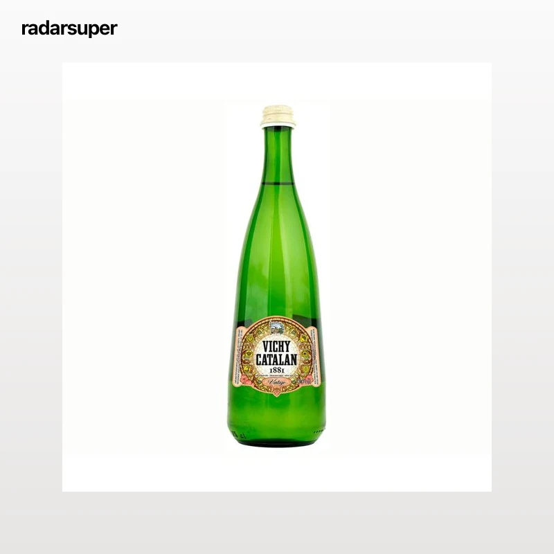 VICHY CATALAN Agua mineral con gas botella de 75 centilitros