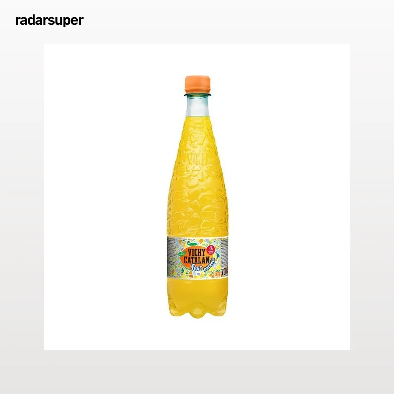 VICHY CATALAN Agua mineral con sabor a naranja sin azúcares añadidos botella 1,2 l.