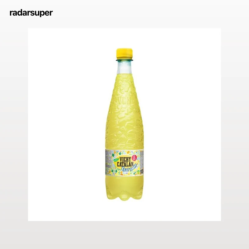 VICHY CATALAN FRUIT Agua mineral sabor a limón sin azúcares añadidos botella 1,2 l.