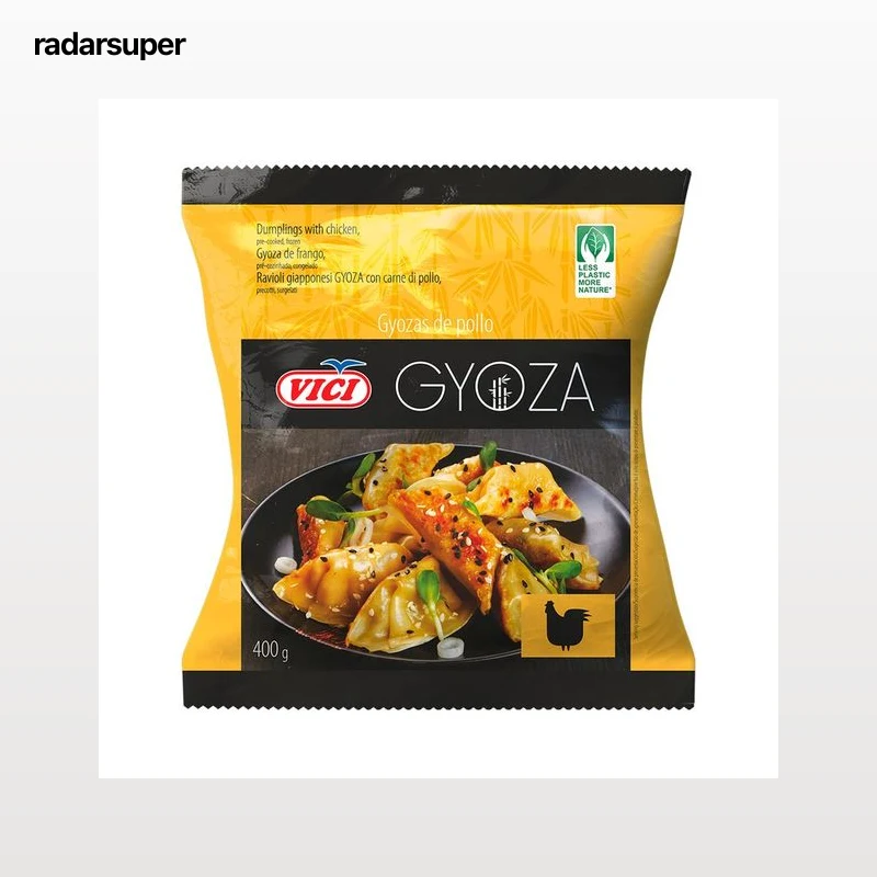 VICI Gyozas precocinadas y congeladas rellenas de pollo 400 g.
