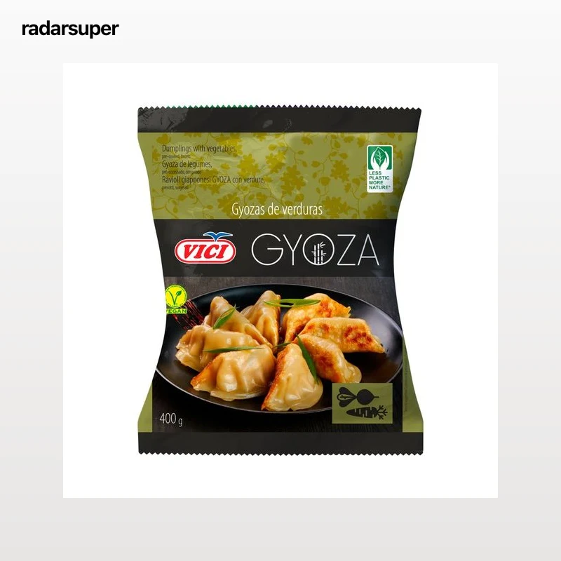 VICI Gyozas precocinadas y congeladas rellenas de verduras 400 g.