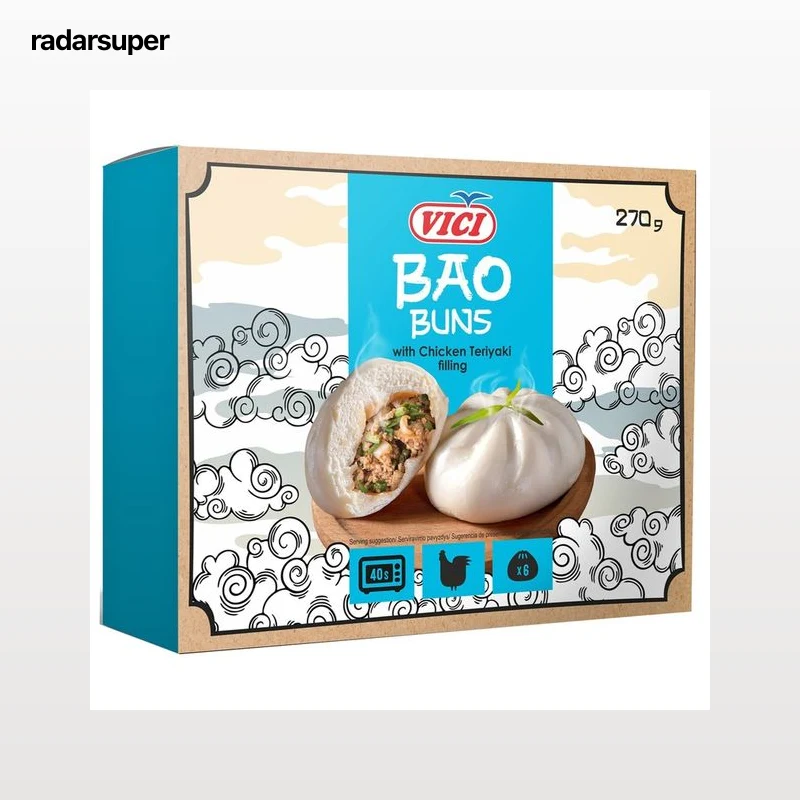 VICI Pan Bao rellenos de pollo Teriyaki 270 g.