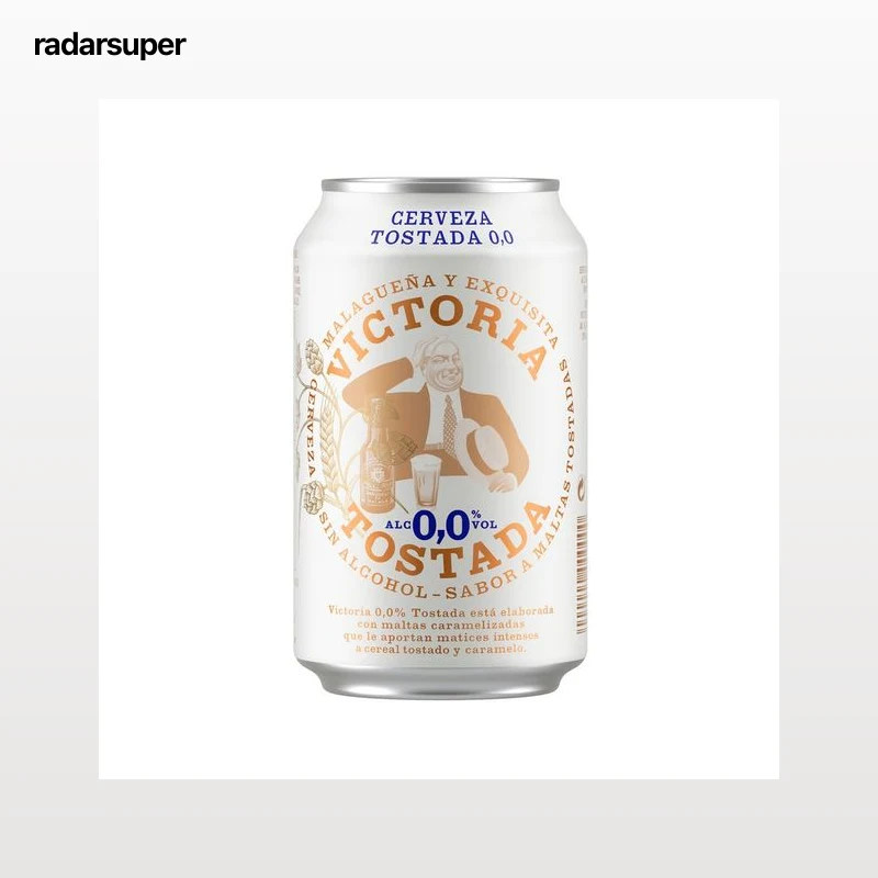 VICTORIA Cerveza 0,0 tostada 33 cl.