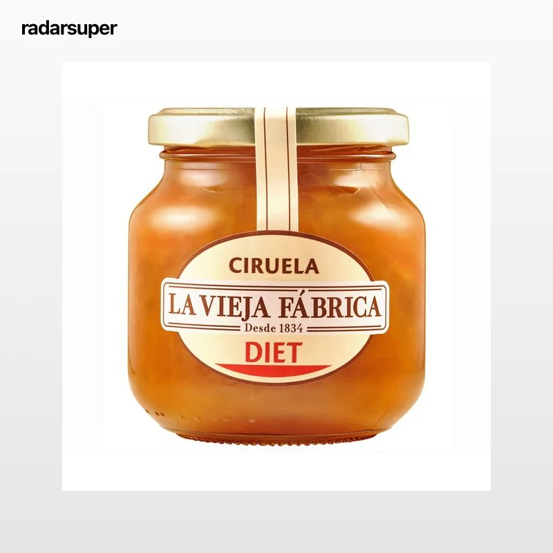 LA VIEJA FÁBRICA Mermelada de ciruelas diet 280 g.