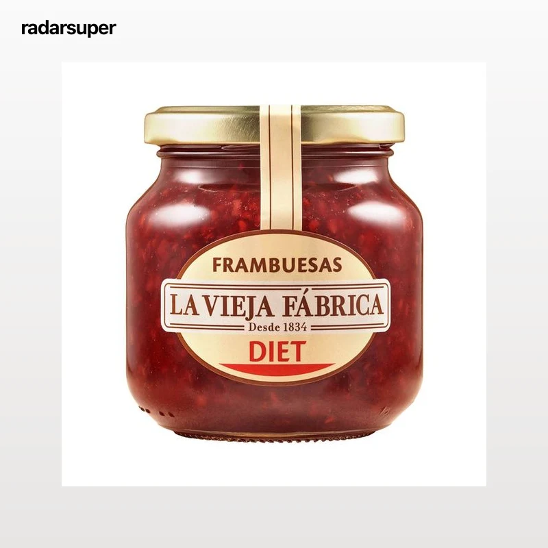 LA VIEJA FÁBRICA Mermelada frambuesa diet 280 g.