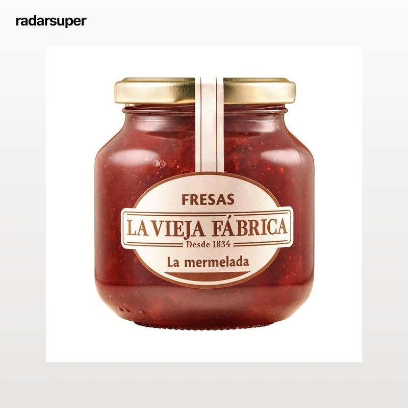 LA VIEJA FÁBRICA Mermelada de fresa 350 gr.