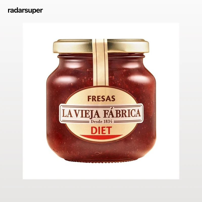 LA VIEJA FÁBRICA Mermelada de fresa sin azùcar añadida Diet 280 g.