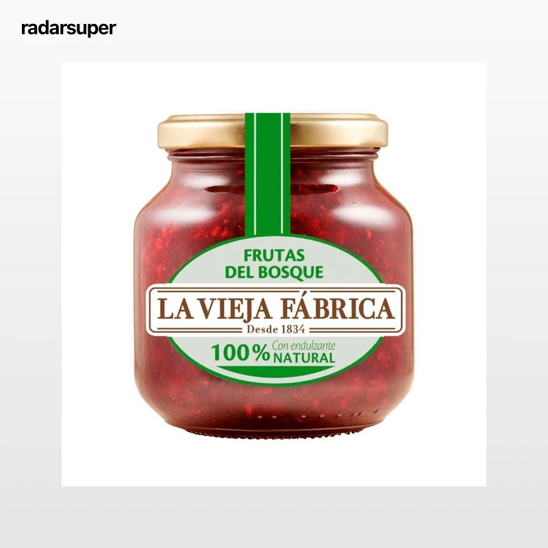 LA VIEJA FÁBRICA Mermelada de frutas del bosque 100 % natural 280 g.