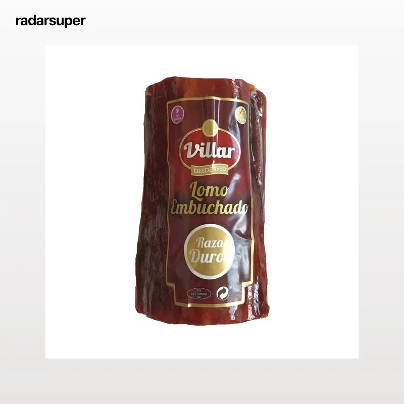 VILLAR Taco de lomo embuchado raza Duroc 360 g.