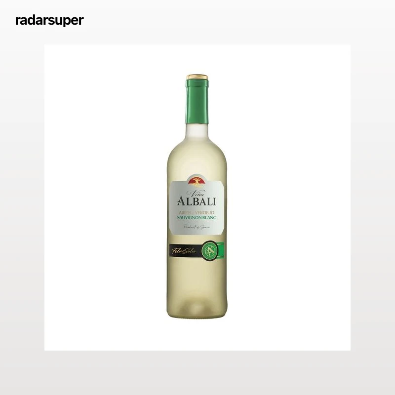 VIÑA ALBALI  Vino blanco con D.O. Valdepeñas botella 75 cl.