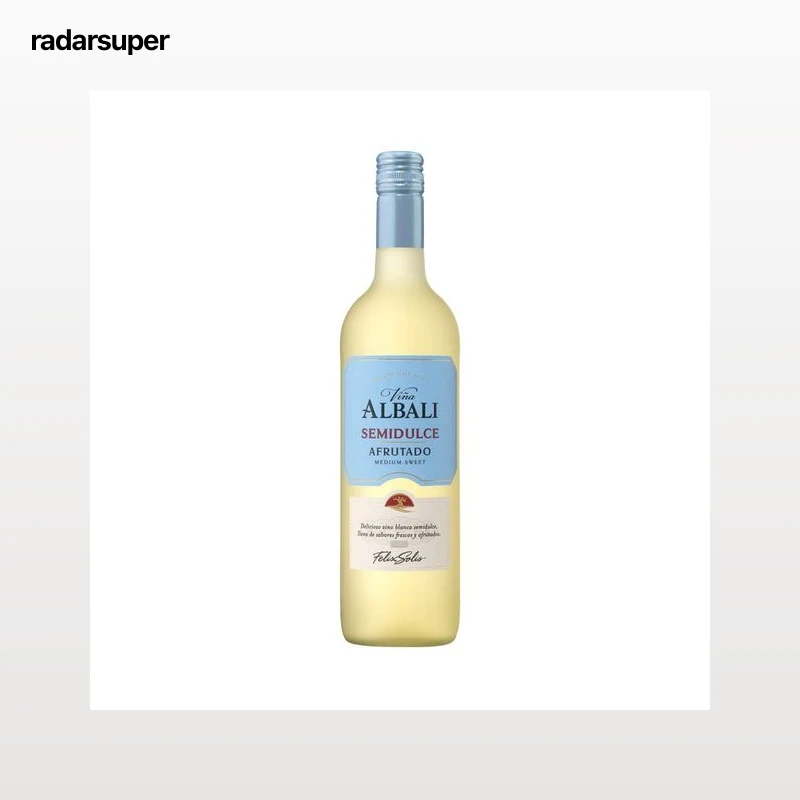VIÑA ALBALI  Vino blanco semidulce con D.O. Valdepeñas botella 75 cl.