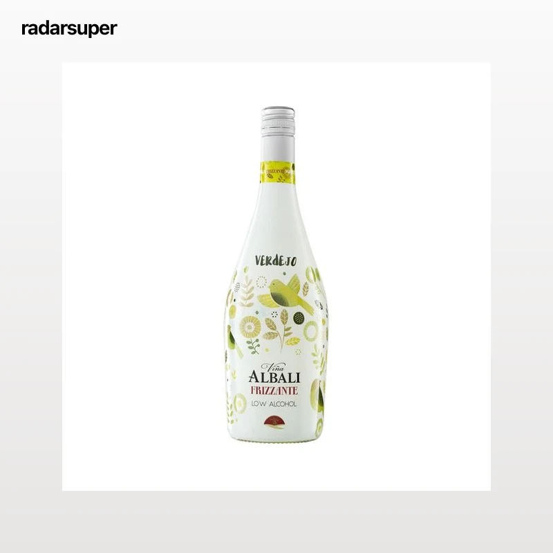 VIÑA ALBALI Vino blanco verdejo frizzante con bajo contenido en alcohol (5.5%) botella 75 cl.