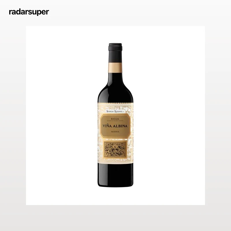 VIÑA ALBINA Vino tinto reserva con D.O. Ca. Rioja botella 75 cl.