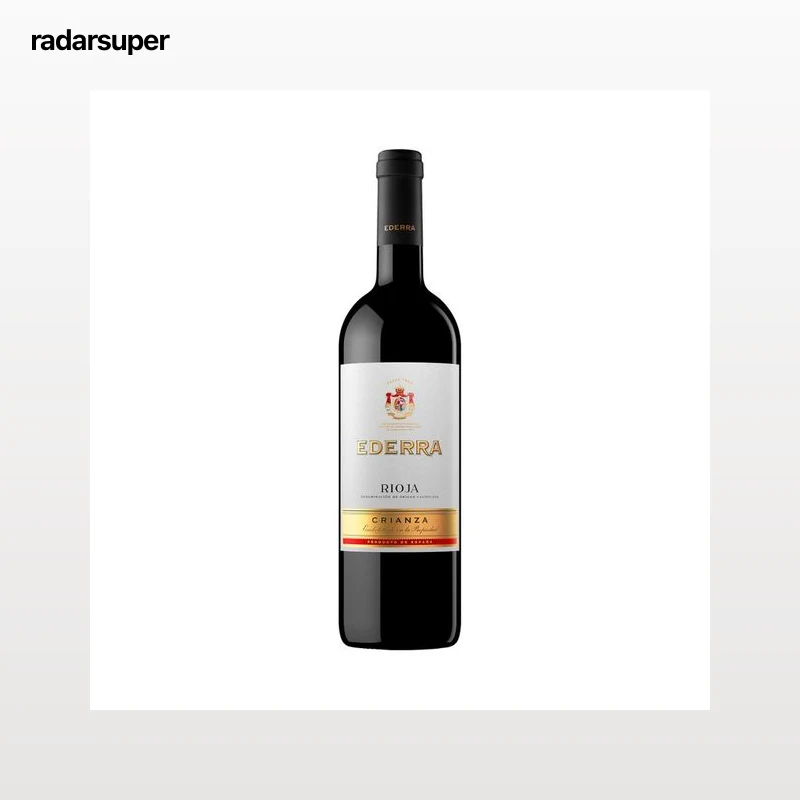 VIÑA EDERRA Vino tinto crianza con D.O. Ca. Rioja botella de 75 cl.
