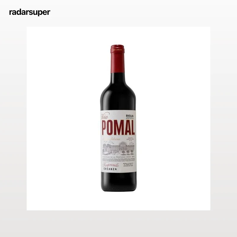VIÑA POMAL Vino tinto crianza con D.O. Ca. Rioja botella 75 cl.