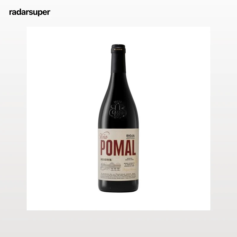 VIÑA POMAL Vino tinto reserva con D.O. Ca. Rioja botella de 75 cl.