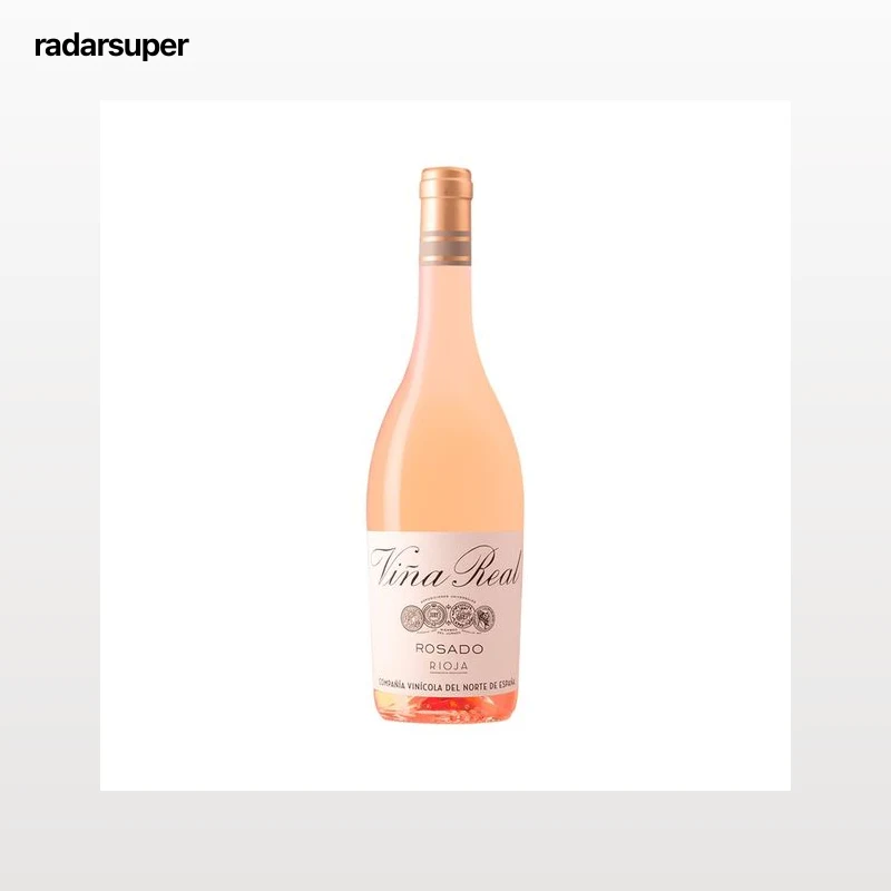 VIÑA REAL  Vino rosado con D.O. Rioja VIÑA REAL botella de 75 cl.