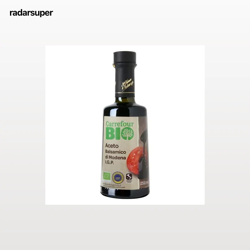 Vinagre balsámico de módena ecológico Carrefour Bio 250 ml.