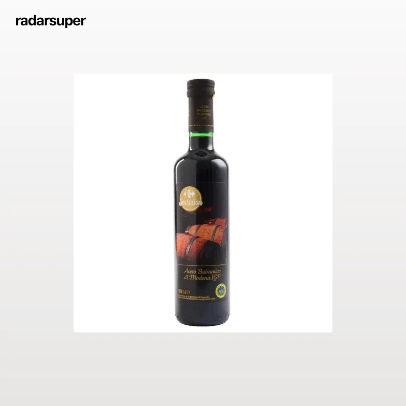Vinagre balsámico de módena IGP Carrefour Sensation 500 ml.