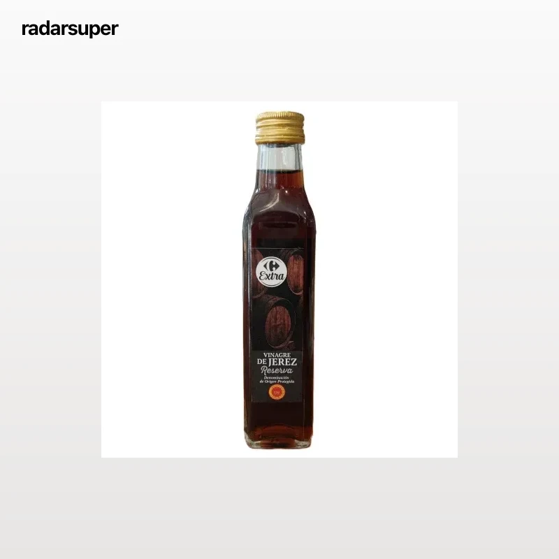 Vinagre de Jerez reserva Carrefour Extra 250 ml.