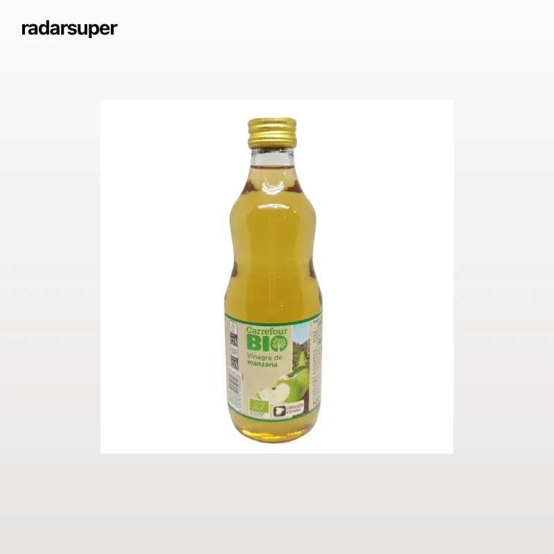 Vinagre de manzana ecológico Carrefour Bio 500 ml.