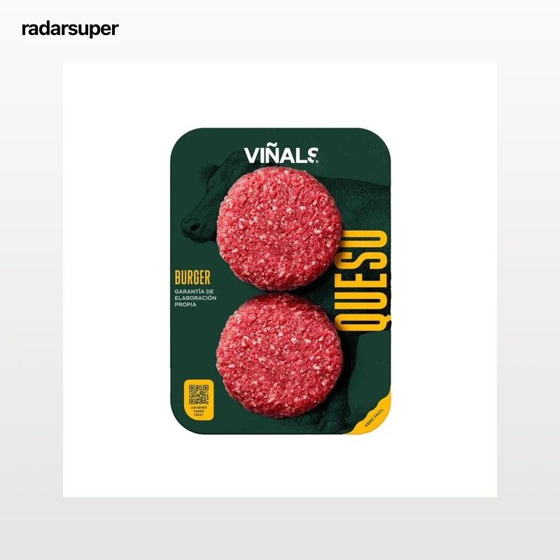 VIÑALS Hamburguesa mixta con queso 2x130 g.