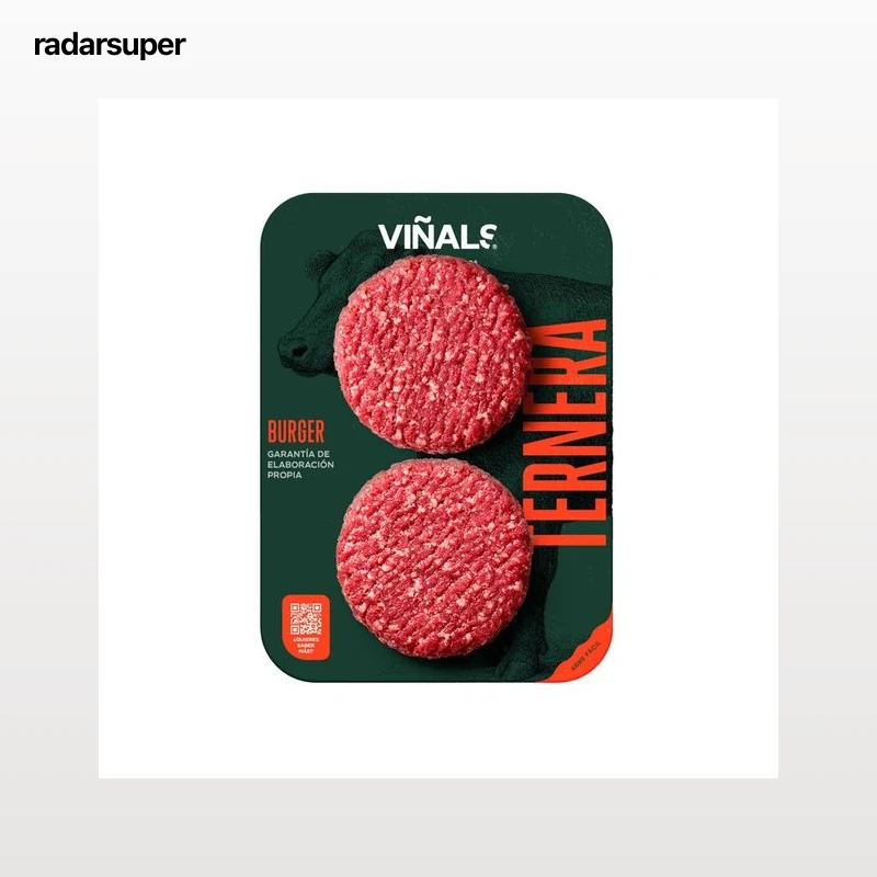 VIÑALS Hamburguesa de ternera 2 x 150 g.