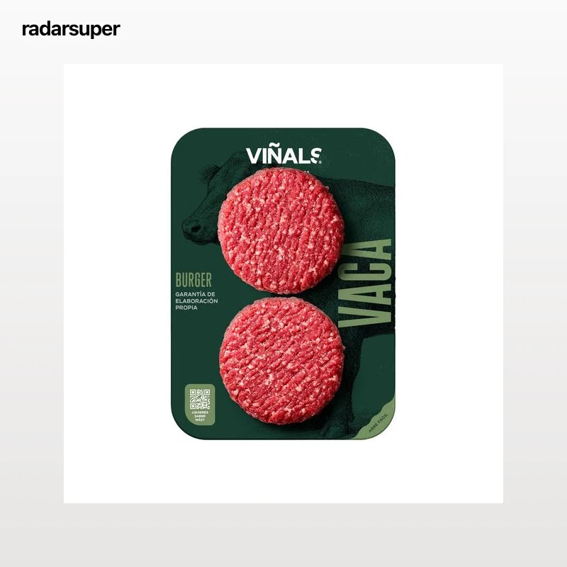 VIÑALS Hamburguesa de vacuno 2 x 160g.