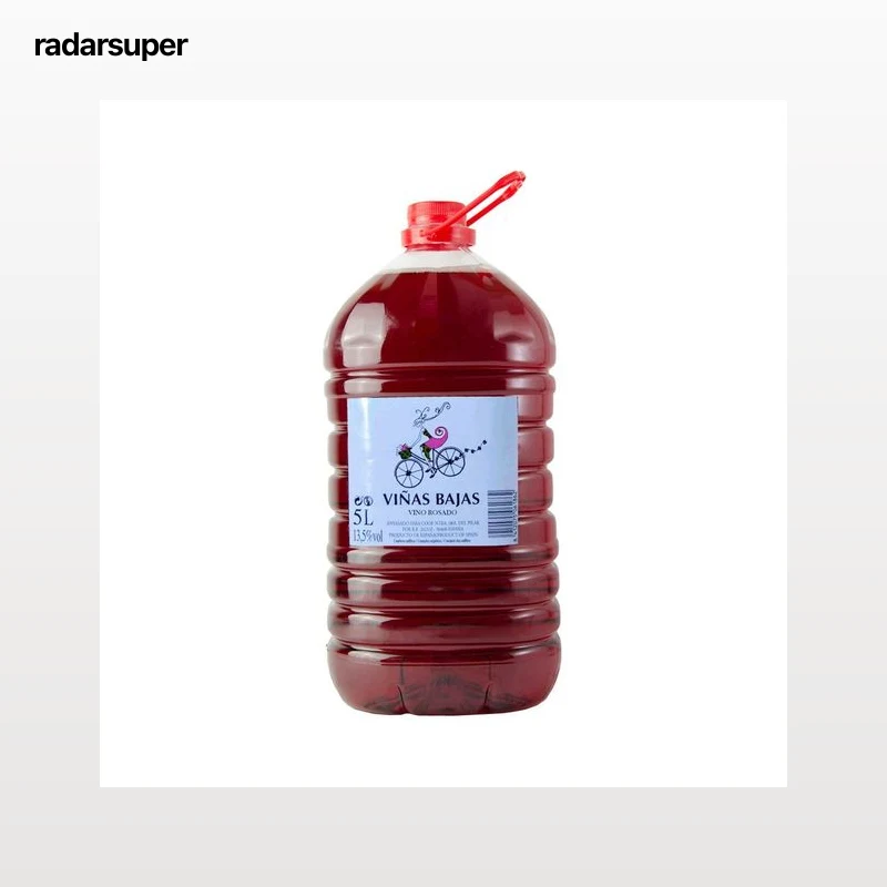 VIÑAS BAJAS Vino rosado de mesa garrafa 5 l.