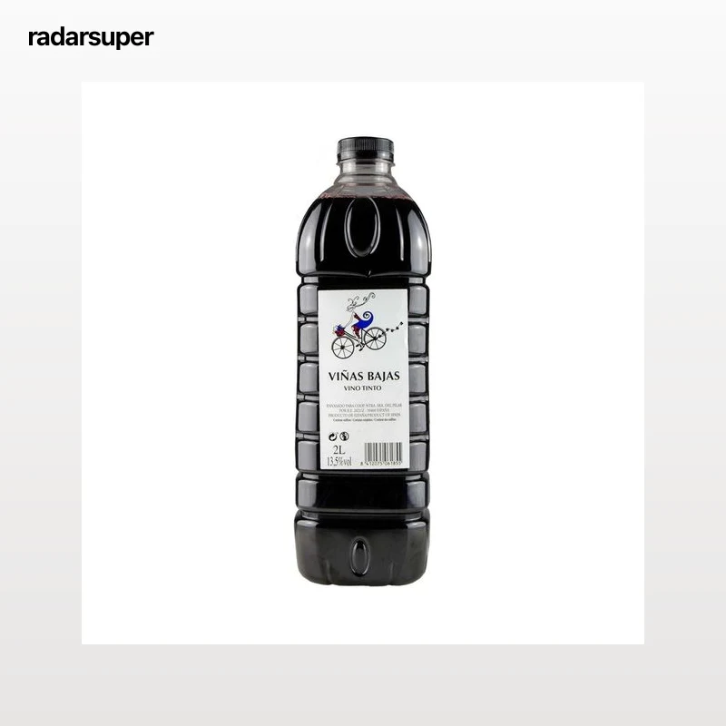 VIÑAS BAJAS Vino tinto de mesa garrafa 2 l.
