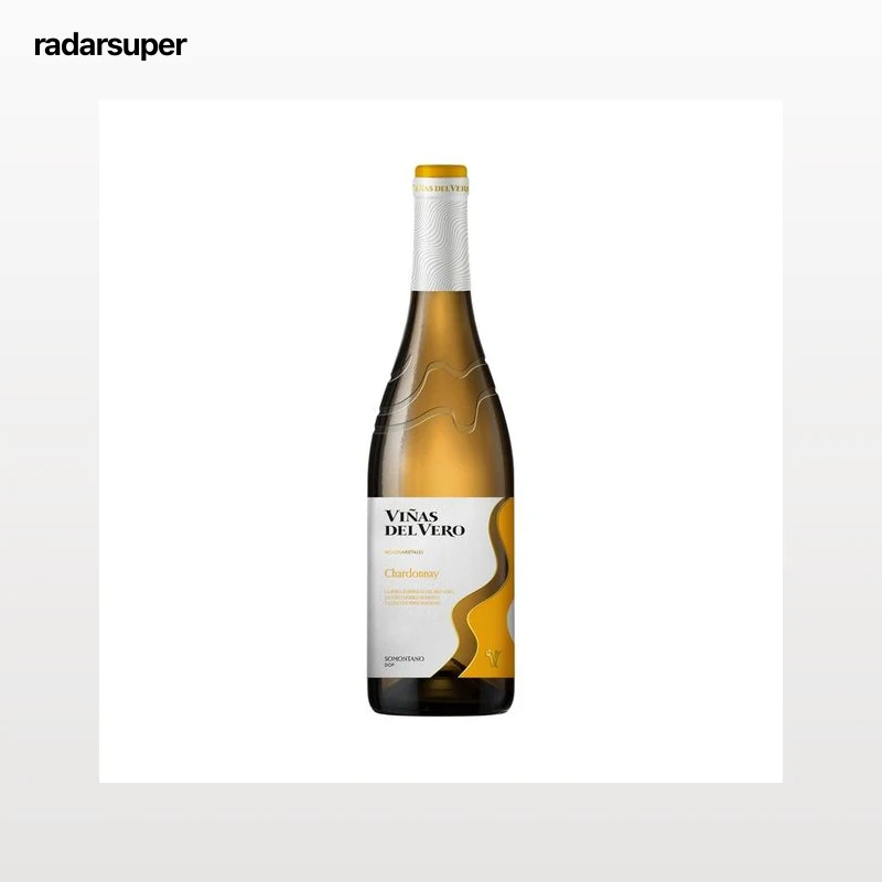 VIÑAS DEL VERO  Vino blanco Chardonnay con D.O.P. Somontano botella 75 cl.