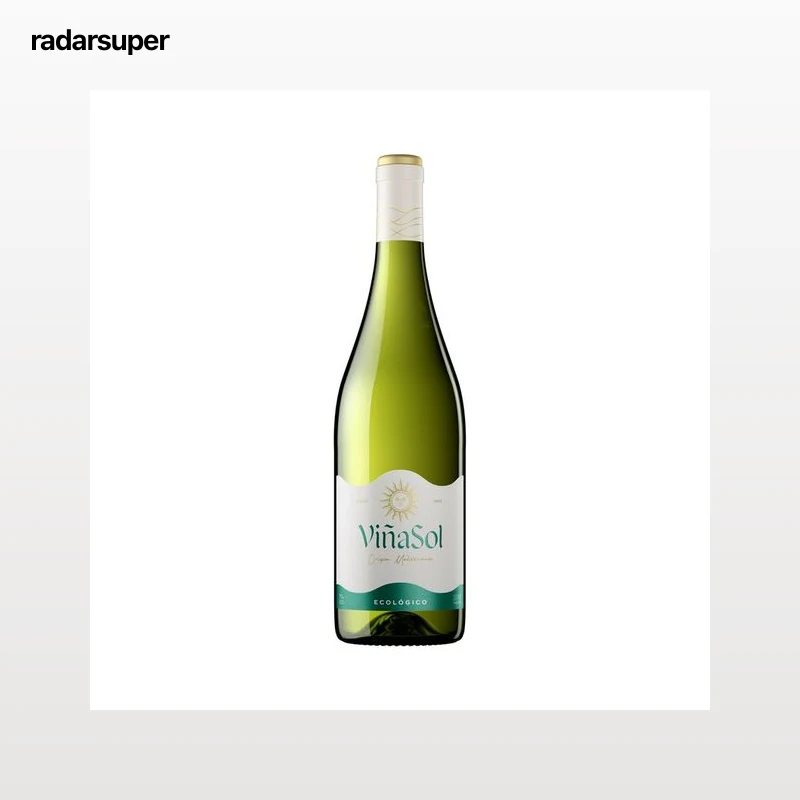 VIÑASOL Vino blanco ecológico con D.O. Catalunya botella 75 cl.