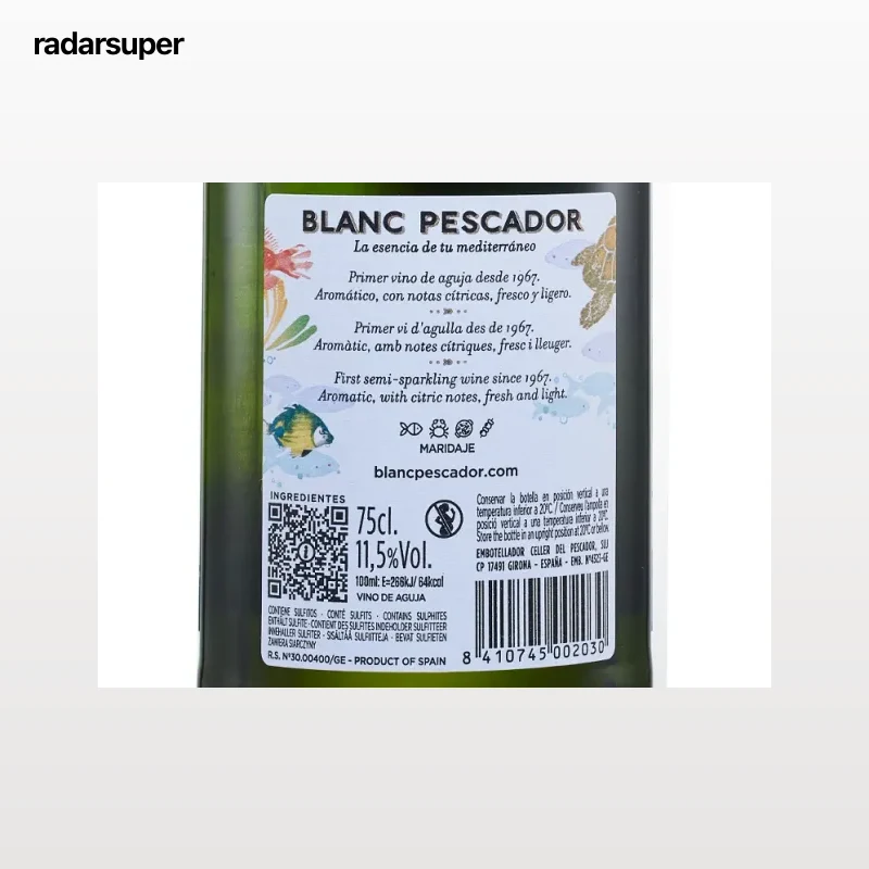 Vino blanco de aguja