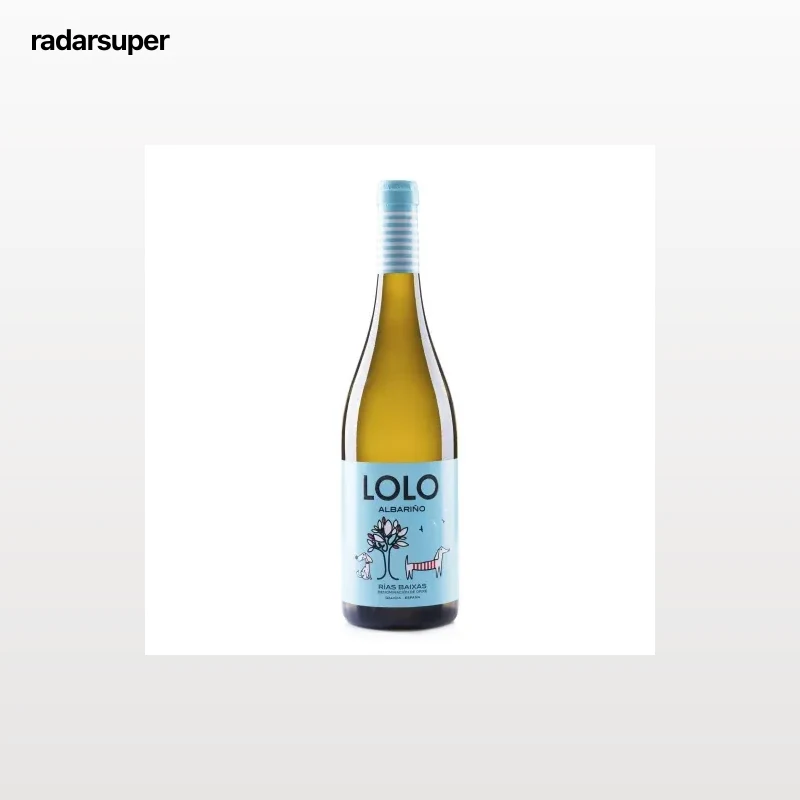 Vino blanco albariño Lolo D.O. Rías Baixas 75 cl.