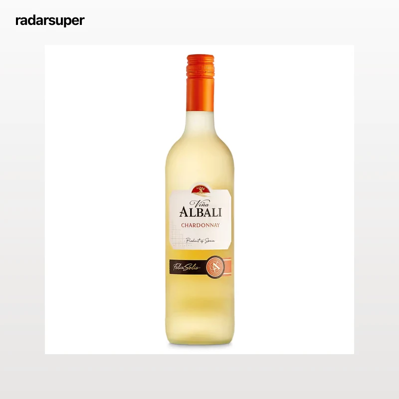 Vino blanco chardonnay D.O. Valdepeñas Viña Albalí 75 cl