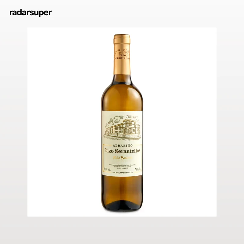 Vino blanco D.O. Rías Baixas Pazo Serantellos 75 cl