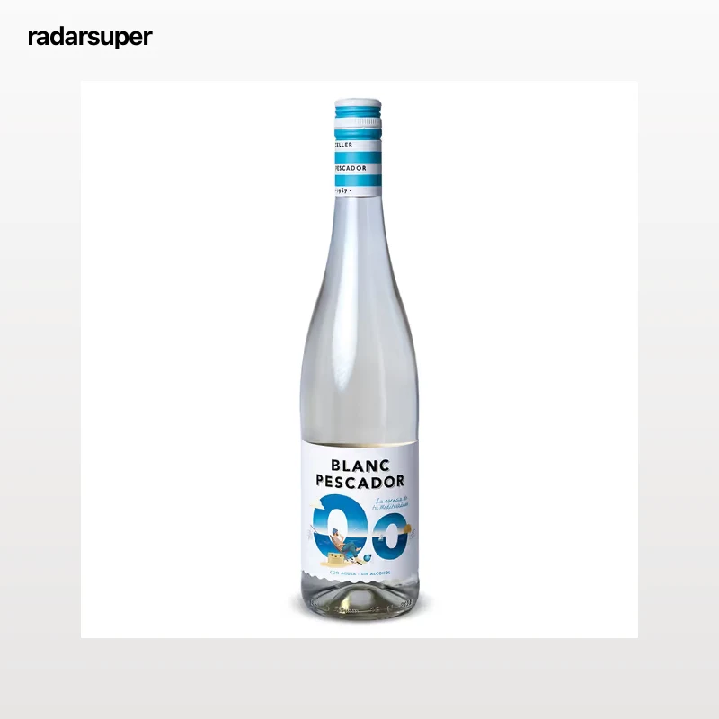 Vino blanco dulce sin alcohol Pescador 75 cl