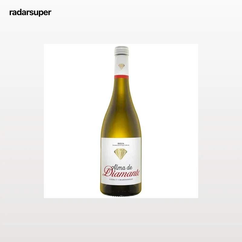 Vino blanco semi-dulce viura Alma de Diamante D.O.Ca. Rioja 75 cl.