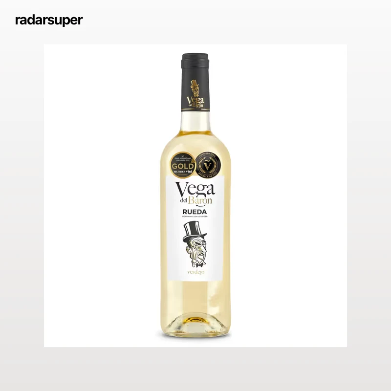 Vino blanco verdejo D.O. Rueda Vega del Báron 75 cl
