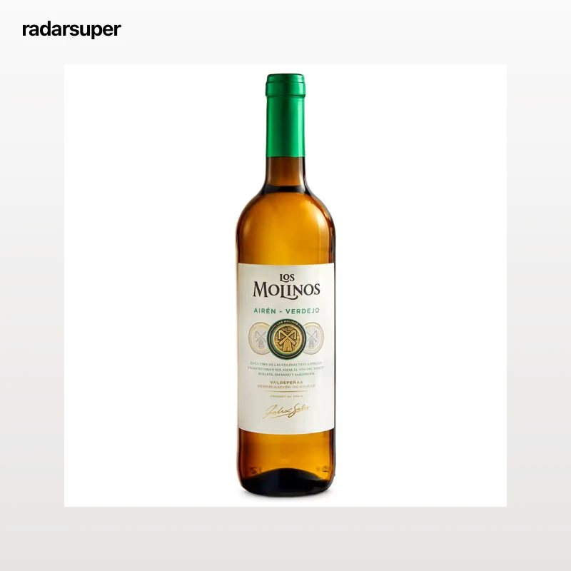 Vino blanco verdejo D.O. Valdepeñas  Molinos 75 cl