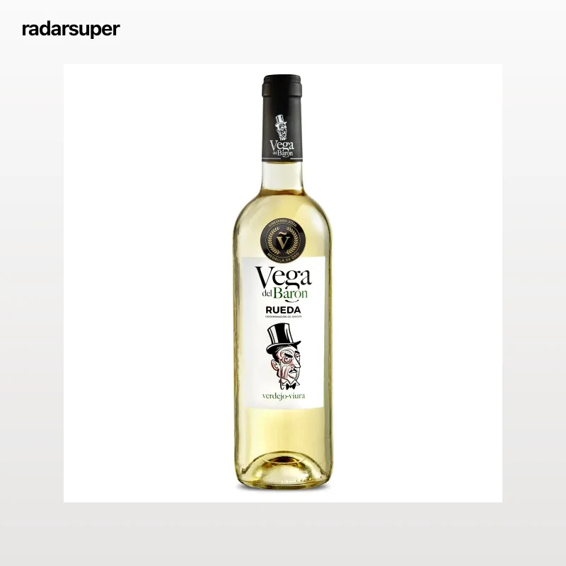 Vino blanco verdejo-viura D.O. Rueda Vega del Báron 75 cl