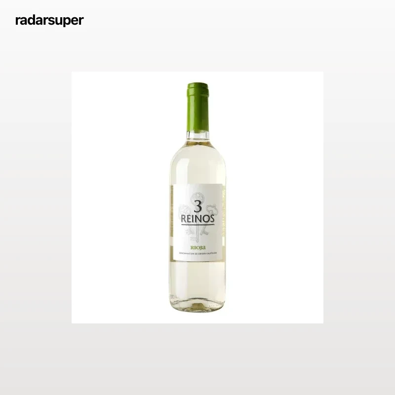 Vino blanco viura 3 Reinos D.O.Ca. Rioja 75 cl.