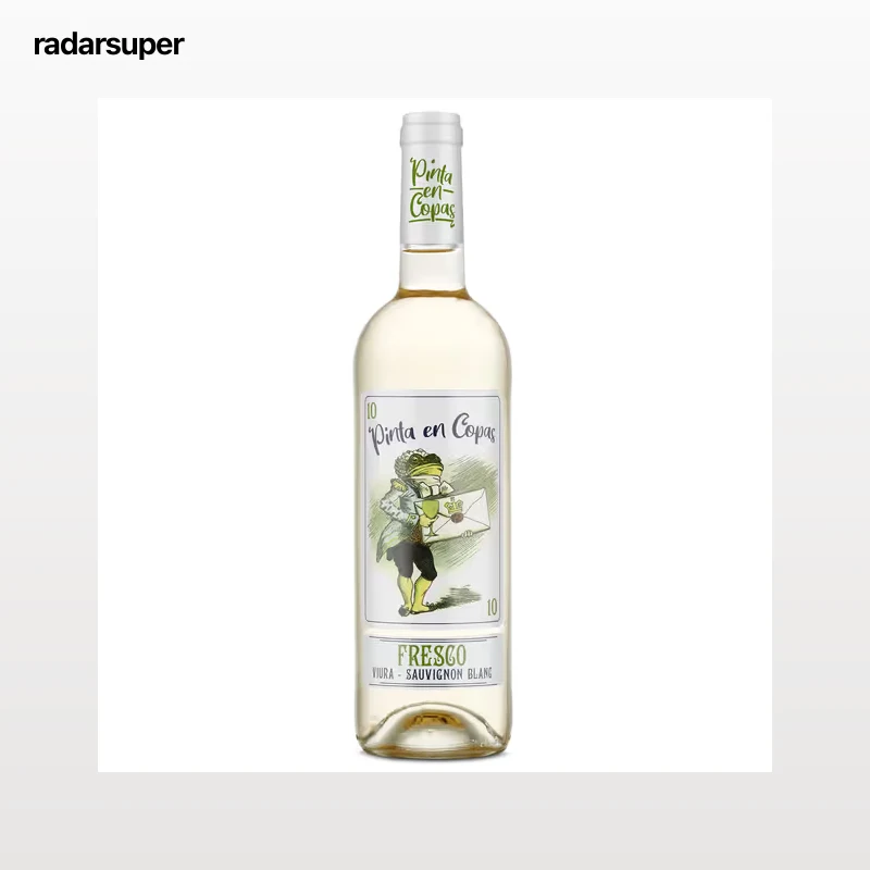 Vino blanco viura-sauvignon Pinta en Copas 75 cl