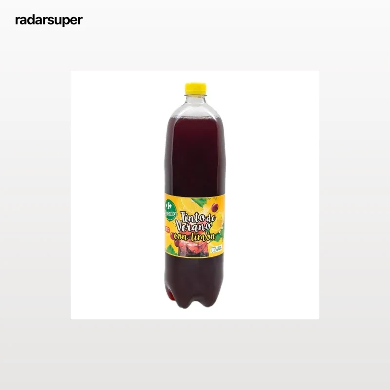 Vino de verano con limón Carrefour Sensation botella 1,5 l.