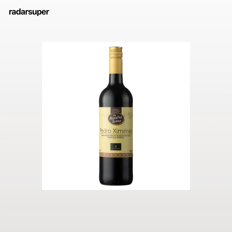 Vino dulce pedro ximénez De Nuestra Tierra D.O. Montilla-Moriles  75 cl.