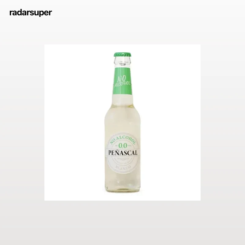 Vino espumoso blanco Peñascal 0,0 sin alcohol botella 33 cl.