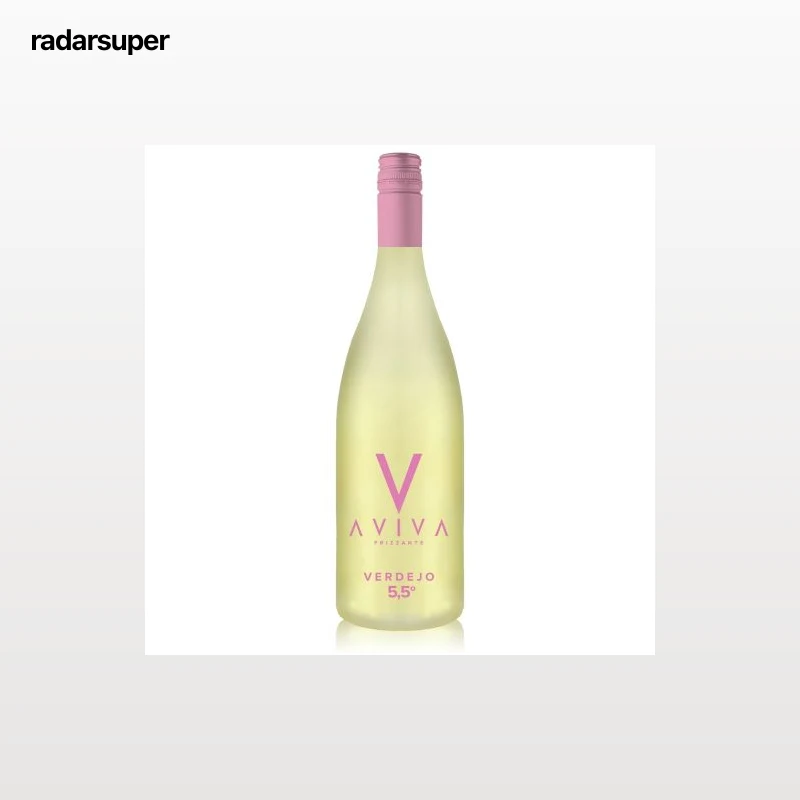 Vino frizzante blanco verdejo Aviva 75 cl.